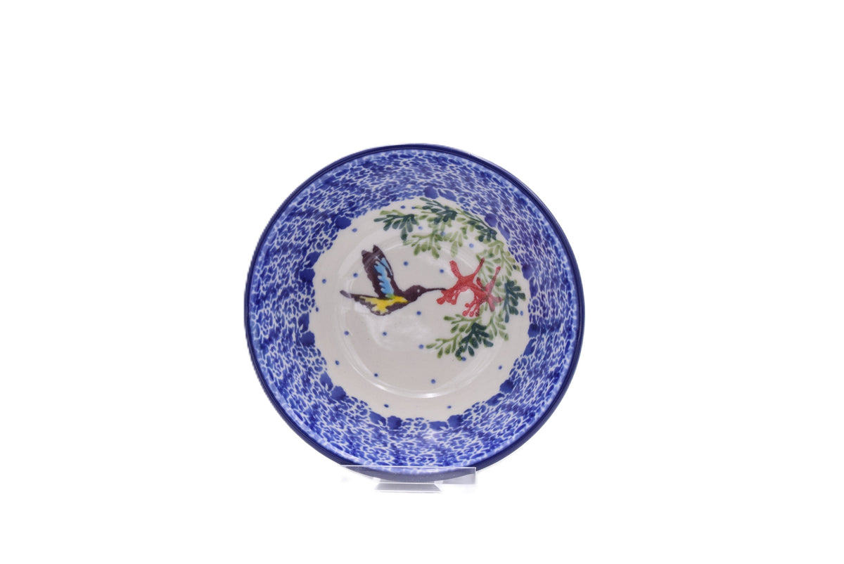 558 Bunzlau Nestschaal 3280 - Blij Blauw Bunzlau