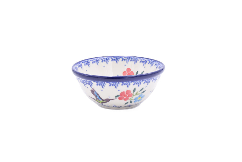 558 Bunzlau Nestschaal 3282 - Blij Blauw Bunzlau