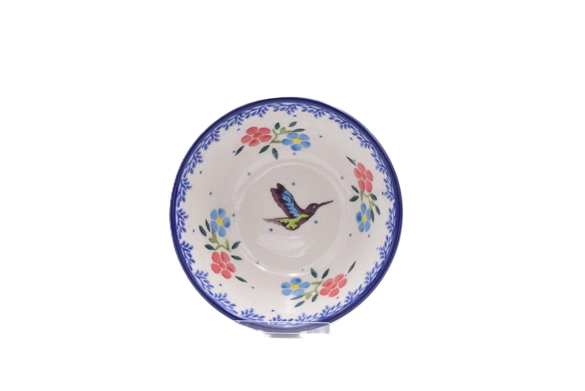 558 Bunzlau Nestschaal 3282 - Blij Blauw Bunzlau