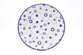 266  Bunzlau Lunchbord 3307 - Blij Blauw Bunzlau