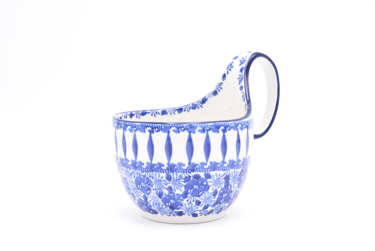 845 Bunzlau Waterscoop 3309 - Blij Blauw Bunzlau