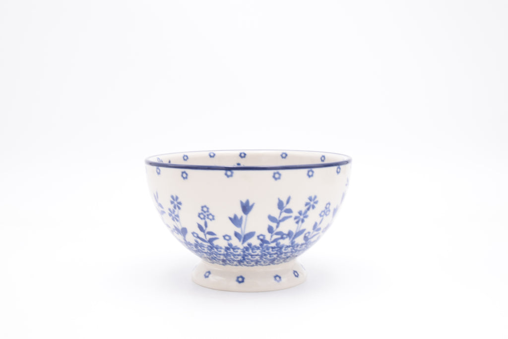 206 Bunzlau Schaal op voet 3312 - Blij Blauw Bunzlau