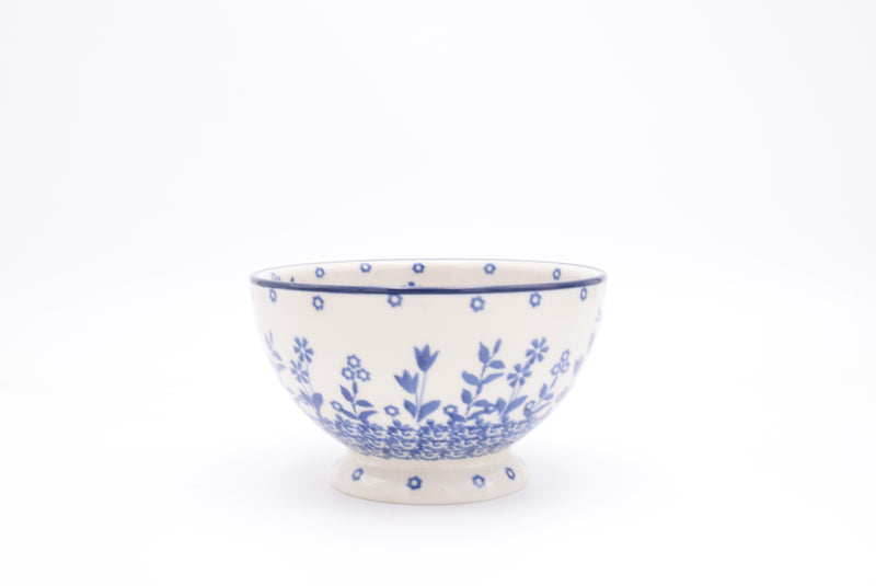 206 Bunzlau Schaal op voet 3312 - Blij Blauw Bunzlau