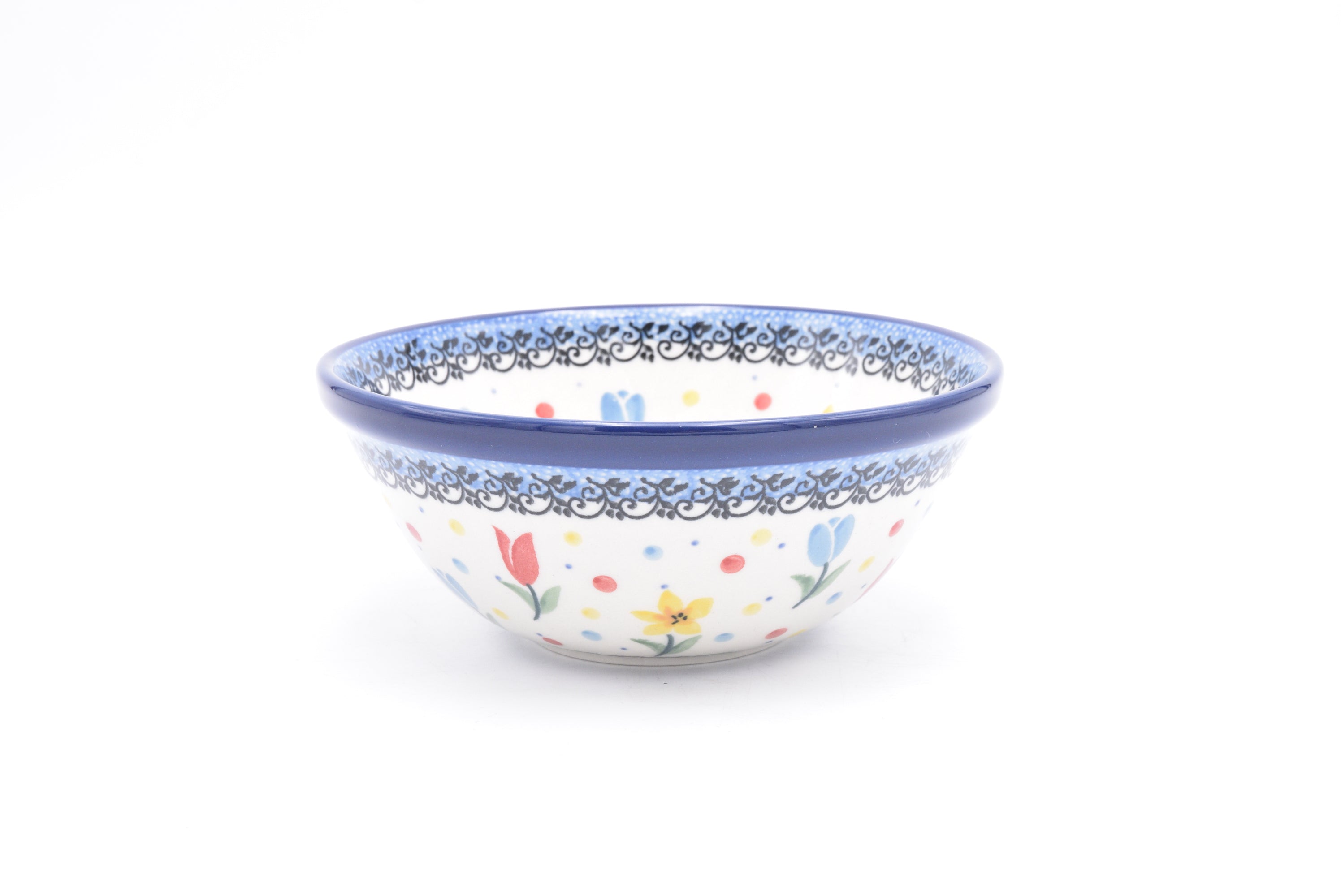 059 Bunzlau Nestschaal 3330 - Blij Blauw Bunzlau