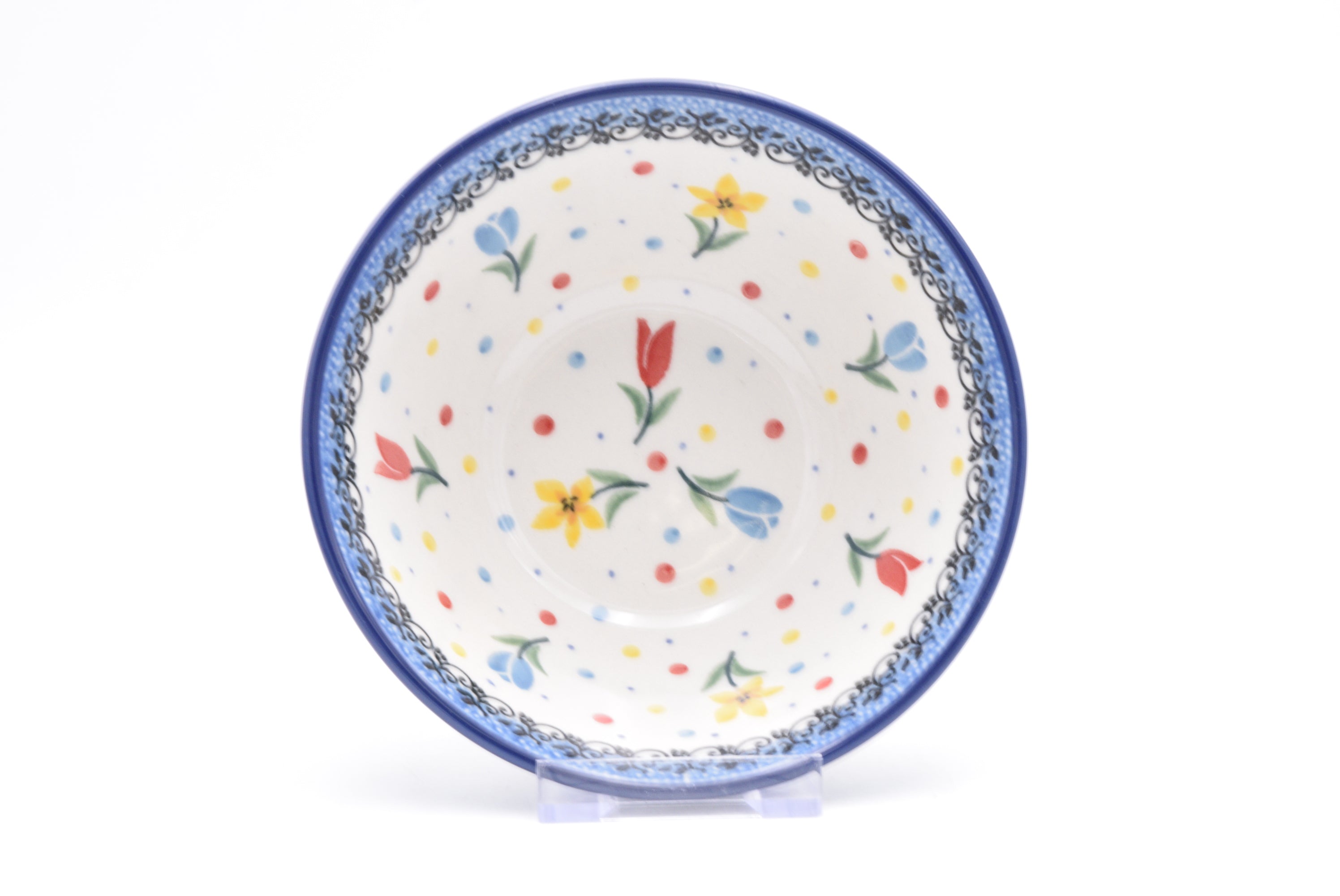 059 Bunzlau Nestschaal 3330 - Blij Blauw Bunzlau