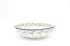 248 Bunzlau Schaal laag ribbel 3341 - Blij Blauw Bunzlau