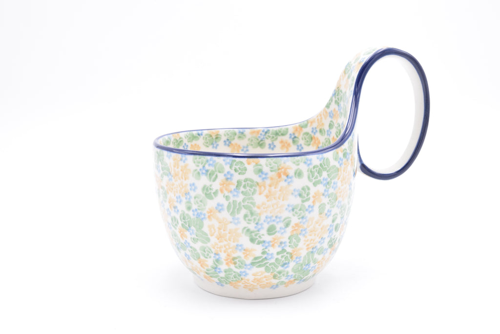 845 Bunzlau Waterscoop 3345 - Blij Blauw Bunzlau