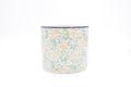 361 Bunzlau Lepel/bloempot 3345 - Blij Blauw Bunzlau