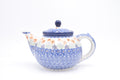 060 Bunzlau Theepot 3367 - Blij Blauw Bunzlau
