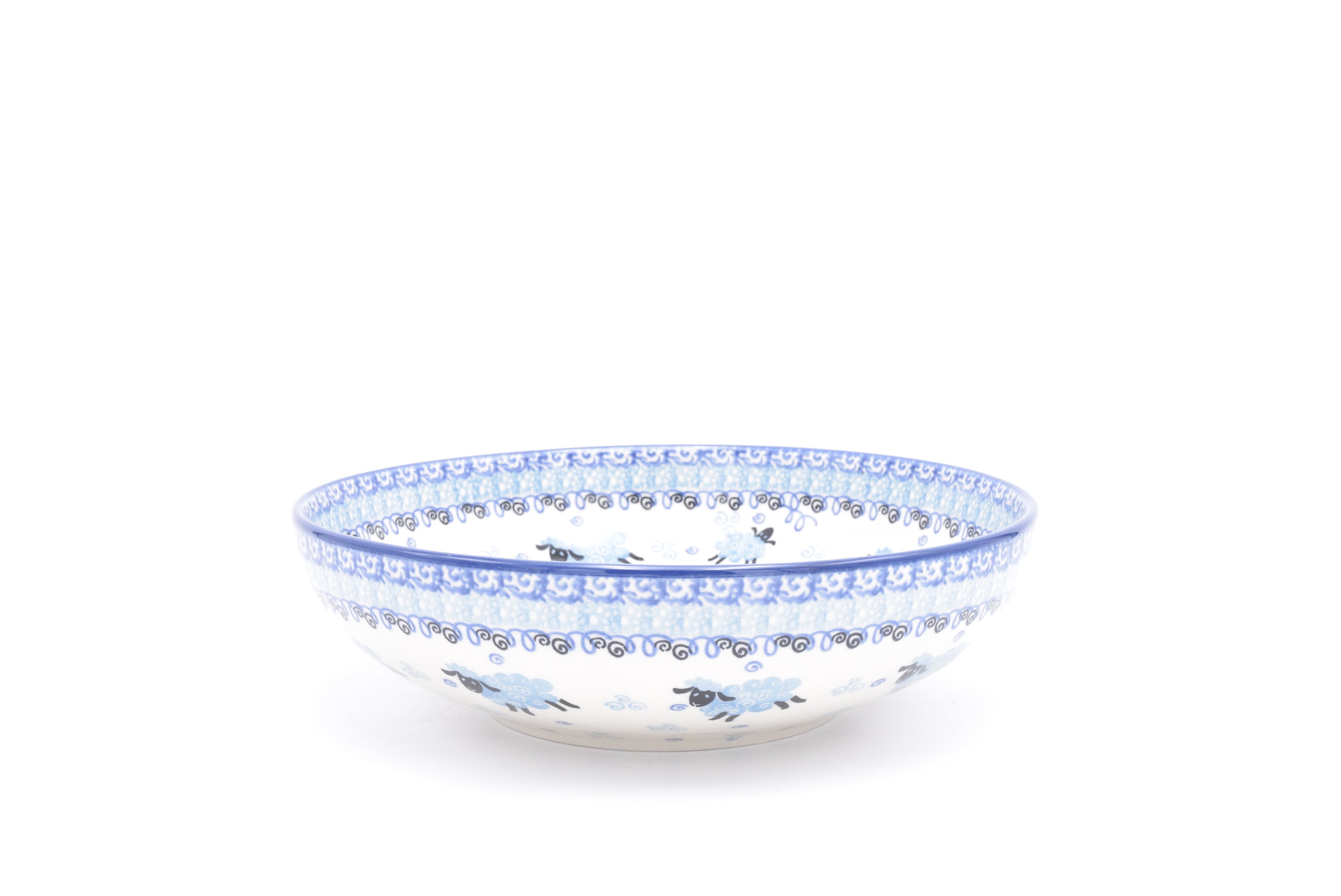 B91 Bunzlau Schaal laag 3413 - Blij Blauw Bunzlau
