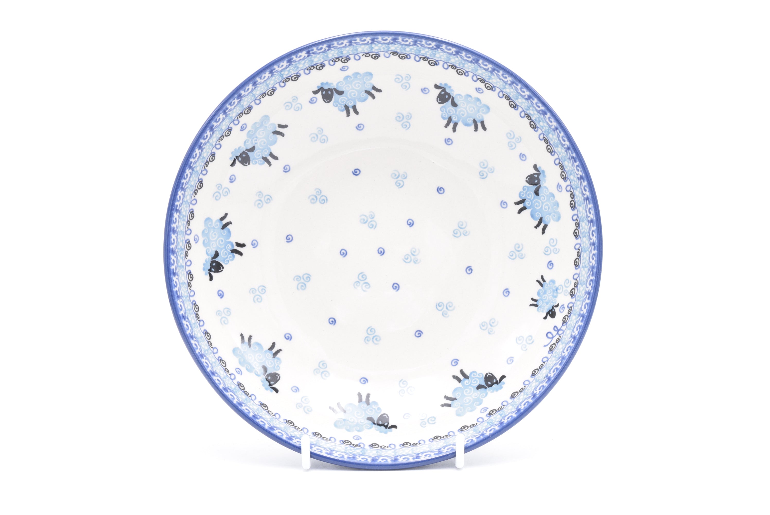B91 Bunzlau Schaal laag 3413 - Blij Blauw Bunzlau