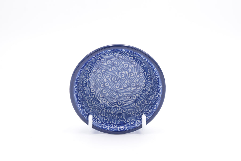 781 Bunzlau Tapasschaaltje 3429 - Blij Blauw Bunzlau