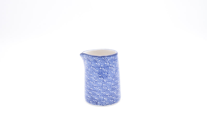 G47 Bunzlau melkkannetje 3429 - Blij Blauw Bunzlau
