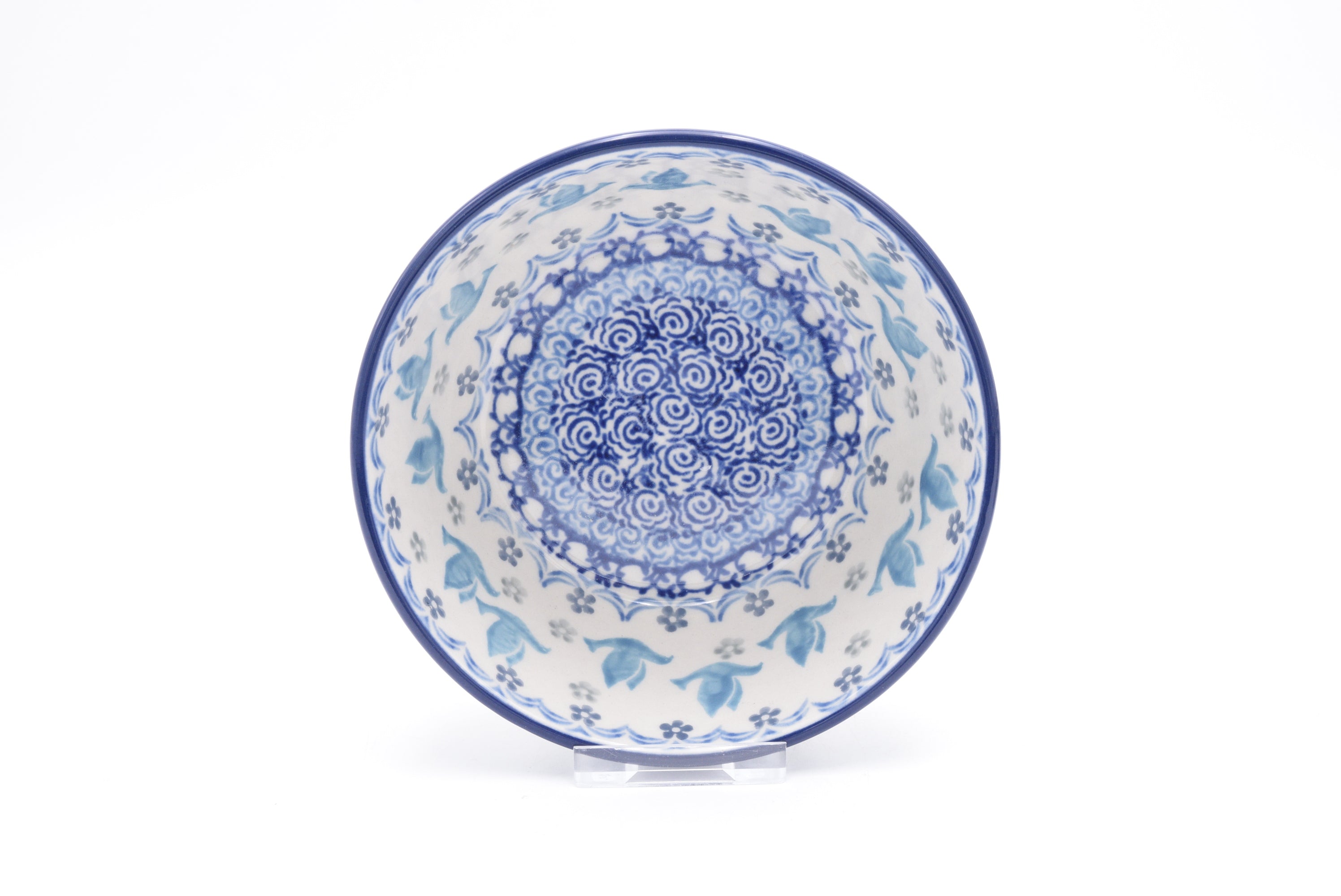 017 Bunzlau Ricebowl  3433 - Blij Blauw Bunzlau