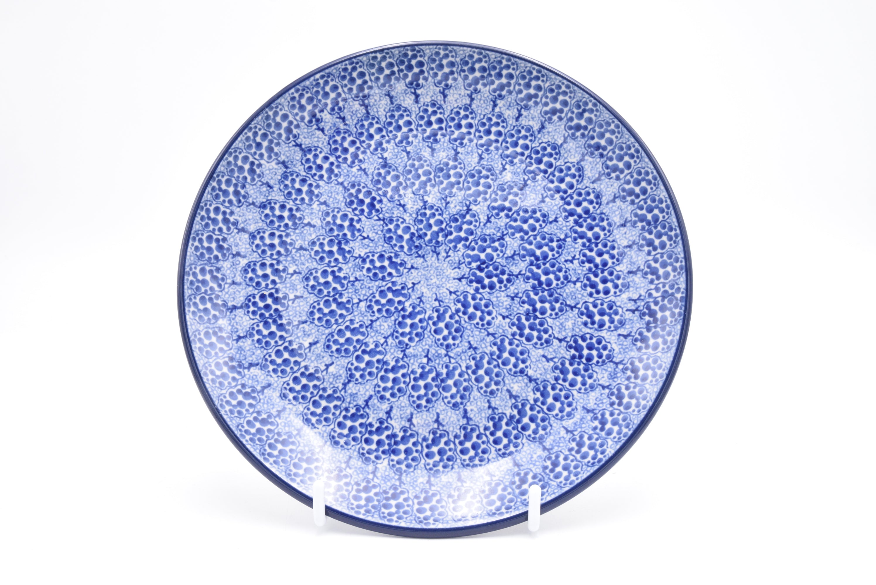 086 Bunzlau Ontbijtbord ..3? - Blij Blauw Bunzlau