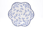 738 Bunzlau geschulpte schaal 3206 - Blij Blauw Bunzlau