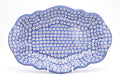 759 Bunzlau Serveer Schaal 0055 - Blij Blauw Bunzlau