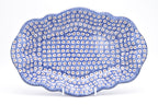 759 Bunzlau Serveer Schaal 0055 - Blij Blauw Bunzlau