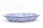 759 Bunzlau Serveer Schaal 0055 - Blij Blauw Bunzlau