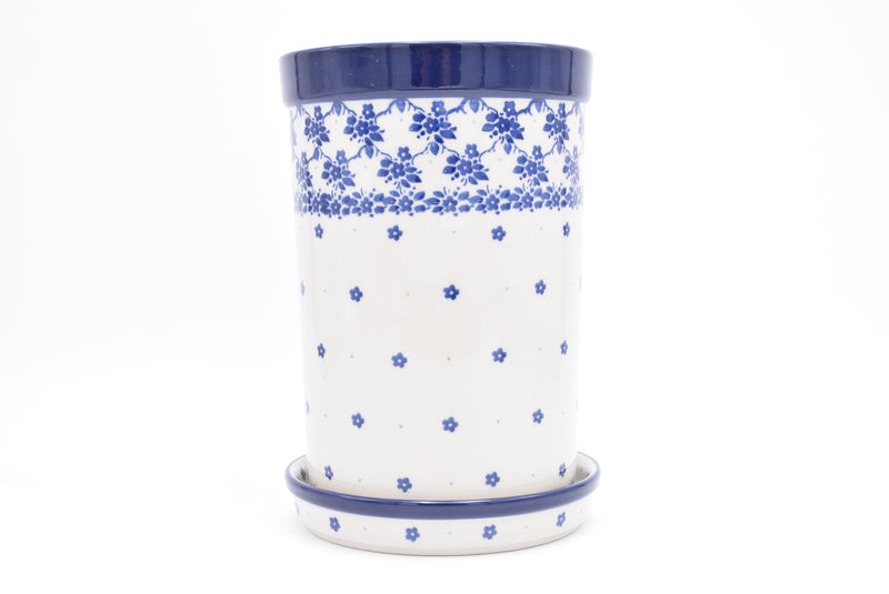 599 Bunzlau Wijnkoeler 2606-2 - Blij Blauw Bunzlau