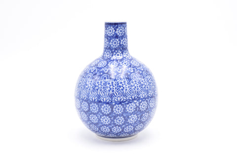 D47 Bunzlau Vaas 2615 - Blij Blauw Bunzlau