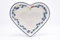 B38 Bunzlau Schaal Hart 2511 - Blij Blauw Bunzlau