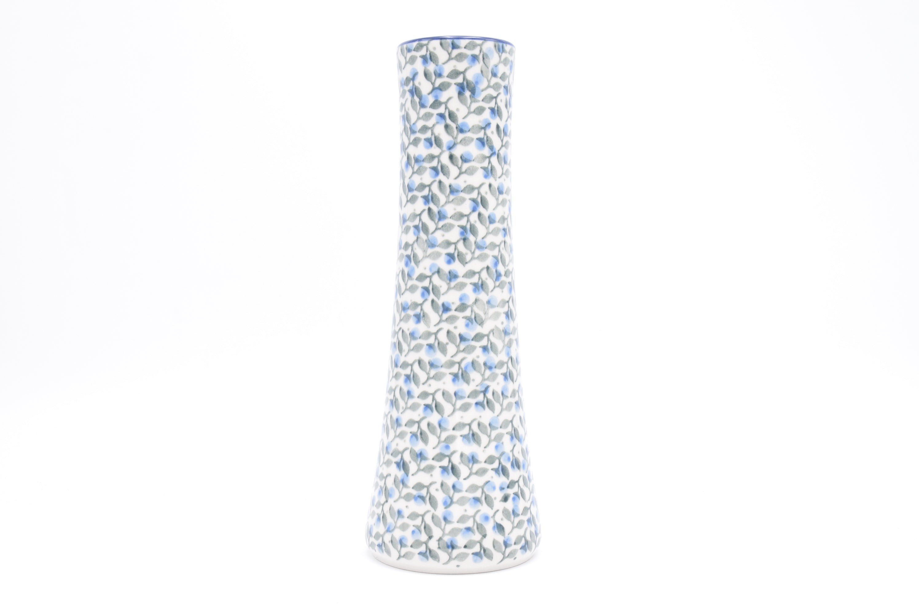 199 Bunzlau Vaas 1658 - Blij Blauw Bunzlau