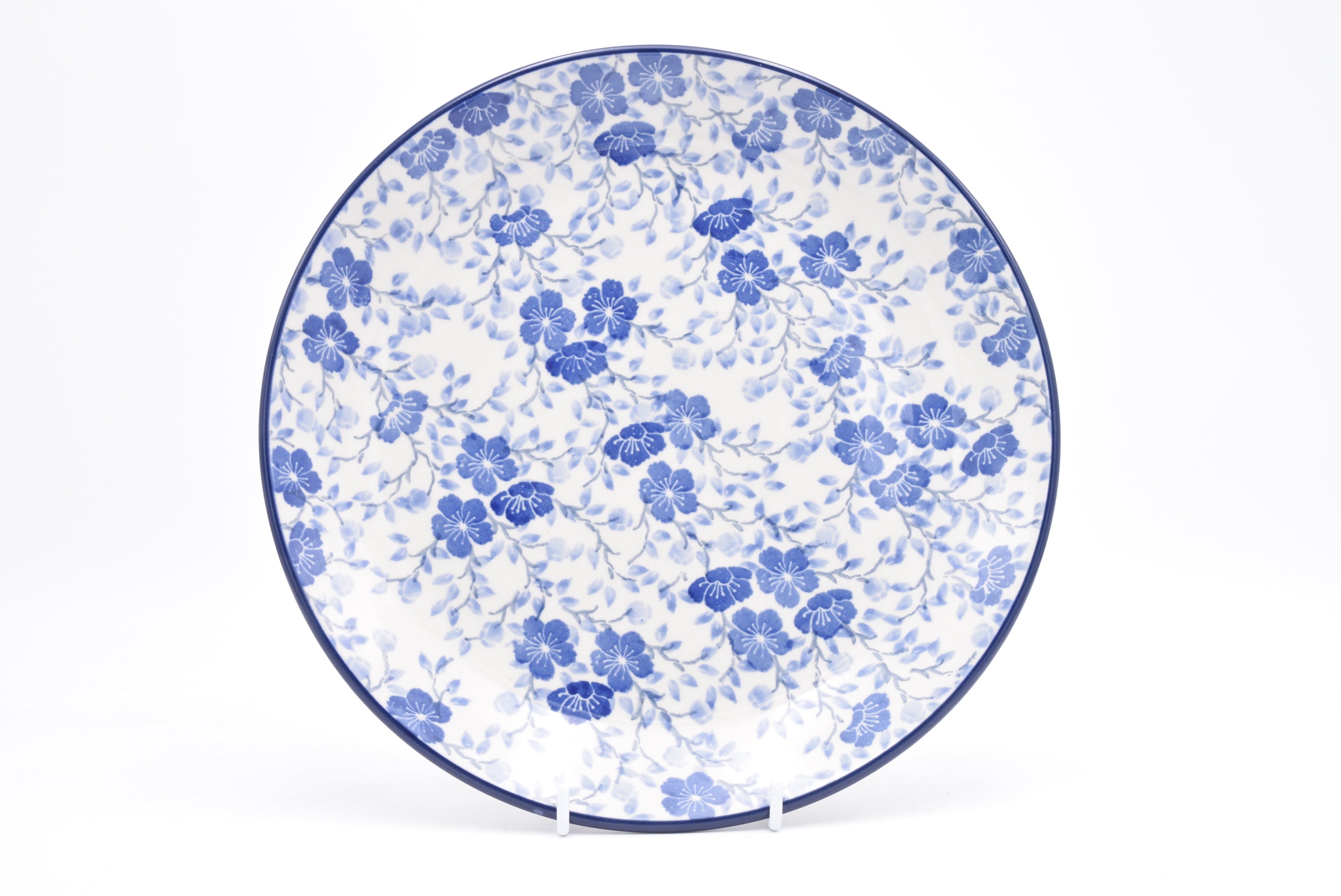 B12 Bunzlau Dinerbord 3428 - Blij Blauw Bunzlau