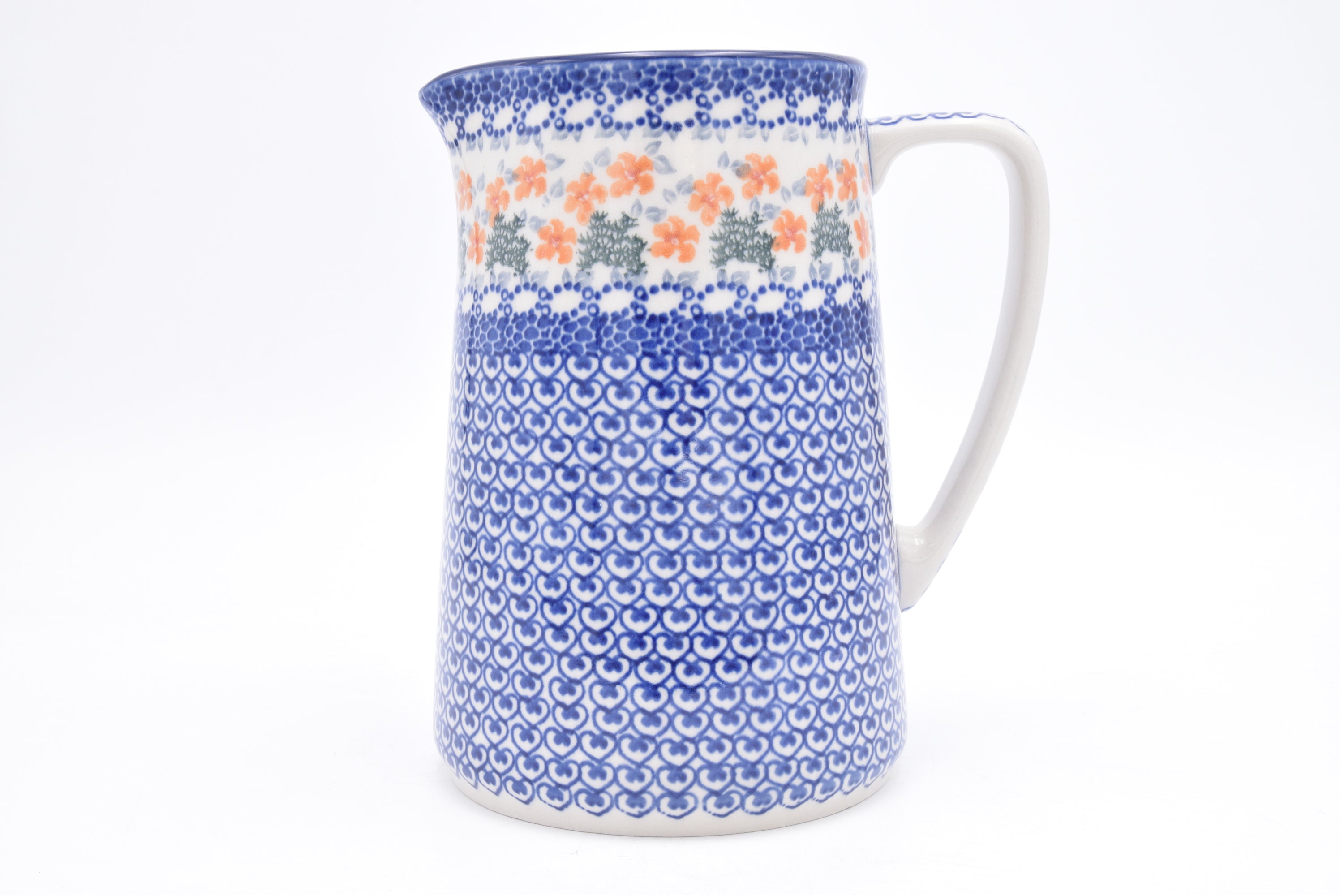 G46 Bunzlau Schenkkan 3368 - Blij Blauw Bunzlau