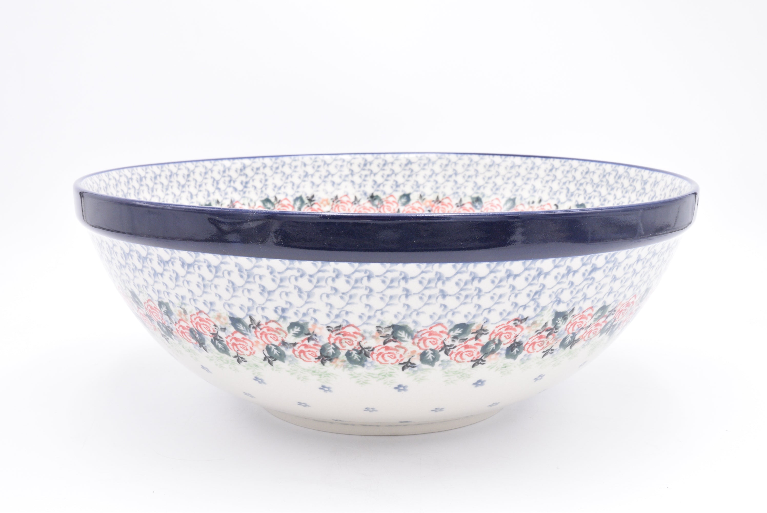 154 Bunzlau Nestschaal U4644 - Blij Blauw Bunzlau
