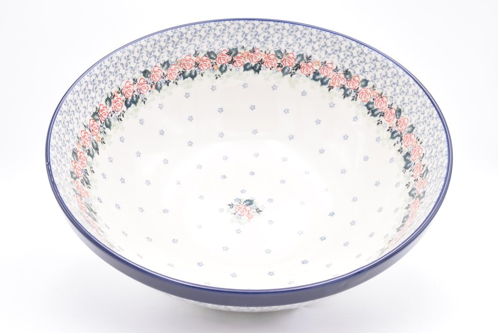 154 Bunzlau Nestschaal U4644 - Blij Blauw Bunzlau
