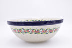 Bunzlau nestschaal (ø 27,5) 055-2301. Origineel Bunzlau Artystyczna servies uit Polen. Minimaal 30% onder de originele prijs. Blij Blauw Bunzlau prijs €69,50