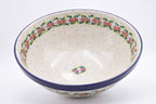 Bunzlau nestschaal (ø 27,5) 055-2301. Origineel Bunzlau Artystyczna servies uit Polen. Minimaal 30% onder de originele prijs. Blij Blauw Bunzlau prijs €69,50