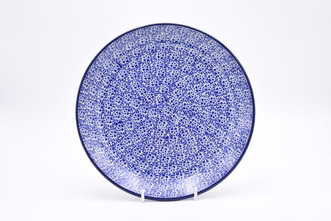 266 Bunzlau Lunchbord 1895 - Blij Blauw Bunzlau