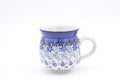 Bunzlau bolmok of boerenmok 070-2158. Origineel Ceramika Artystyczna uit Polen. Minimaal 30% onder de standaard verkoopprijs. Blij Blauw Bunzlau prijs €17,50