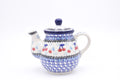 Bunzlau koffiepot 119-2701. Origineel Bunzlau Artystyczna servies uit Polen. Minimaal 30% onder de originele prijs. Blij Blauw Bunzlau prijs €32,75