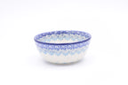 Bunzlau ricebowl 017-2738. Origineel Ceramika Artystyczna uit Polen. Minimaal 30% onder de standaard verkoopprijs. Blij Blauw Bunzlau prijs €16,25